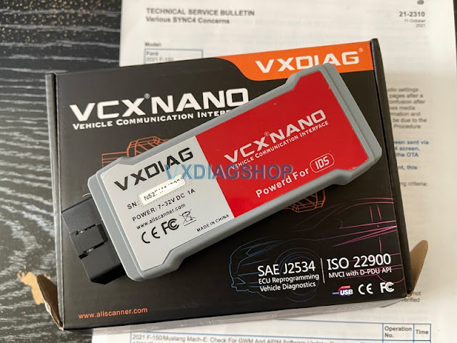VXDIAG Ford and FDRS Update F150 2021 APIM Module 1