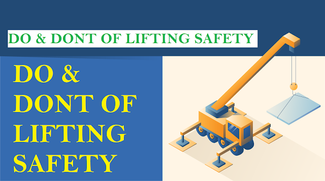 DO & DONT OF LIFTING SAFETY