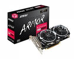 MSI Radeon RX570 Armor 8gocドライバーダウンロード