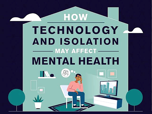 How does technology lead to social isolation