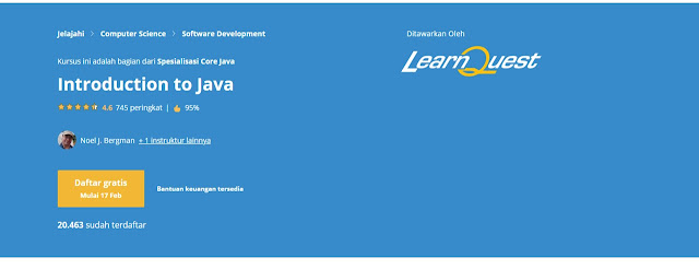 Introducing to Java online course