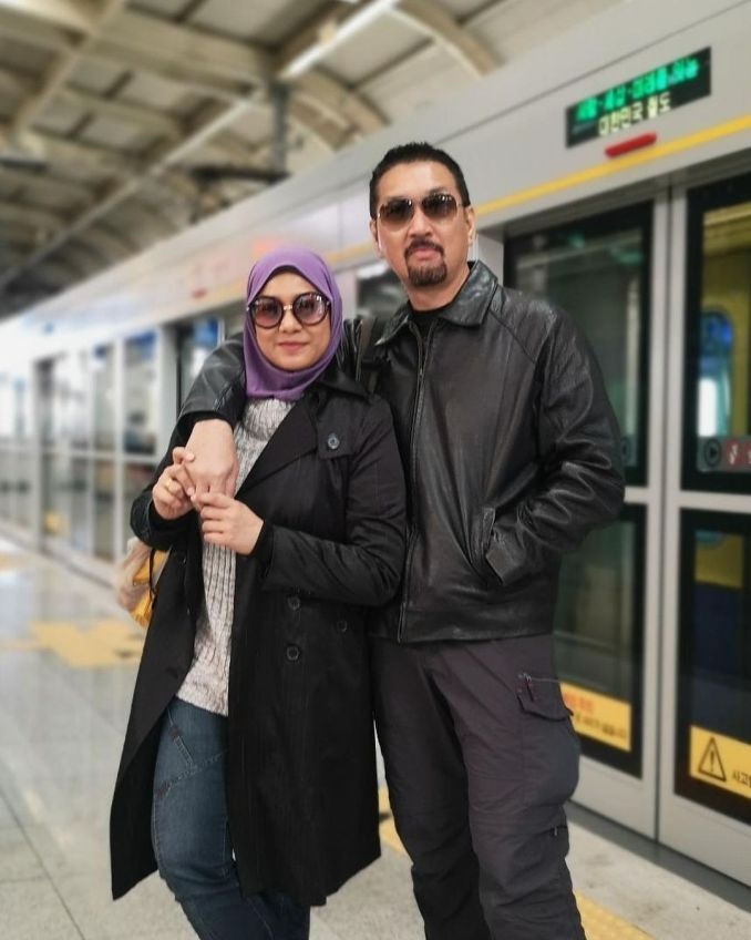 Pelakon Arash Mohamad dan isteri