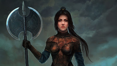 Female warrior medieval fantasy