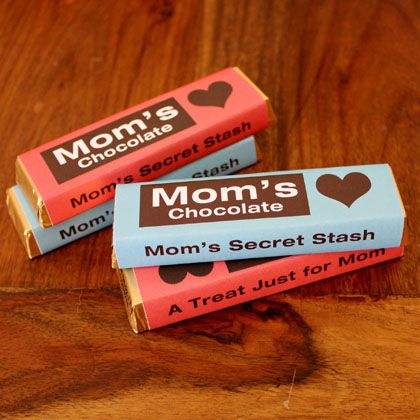 Personalized Chocolate Bars Craft