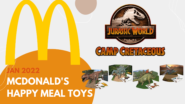 McDonald's Happy Meal Toys January to February 2022: Jurassic World