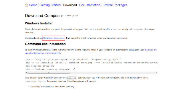 download composer php