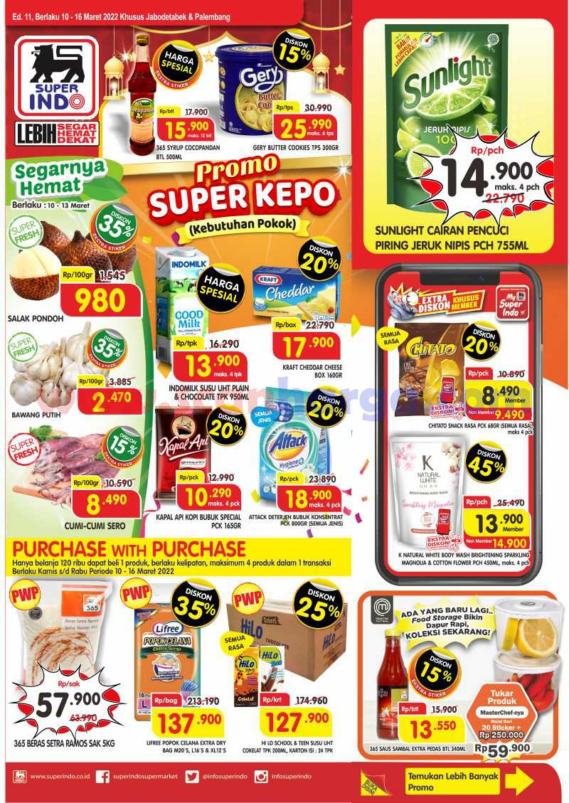 Katalog Promo Superindo 10 - 16 Maret 2022