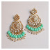 Kundan chandbali earrings