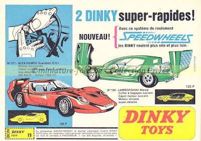 Publicités Dinky Toys de l'année 1969, réf: TT-16
