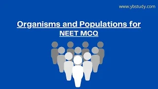 Organisms and Populations NEET Questions