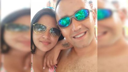 O detento Wellys Lopes Ribeiro, de 35 anos, matou a esposa Patrícia Lopes Ribeiro, de 31 anos (Crédito: Reprodução)