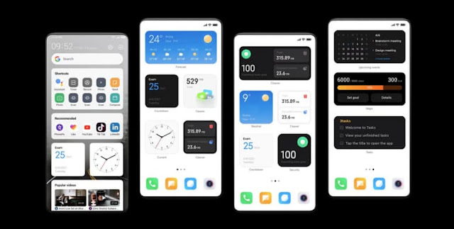 MIUI 13 widgets