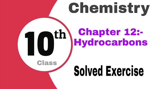 Class 10 Chemistry Chapter 12 Solved Exercise  