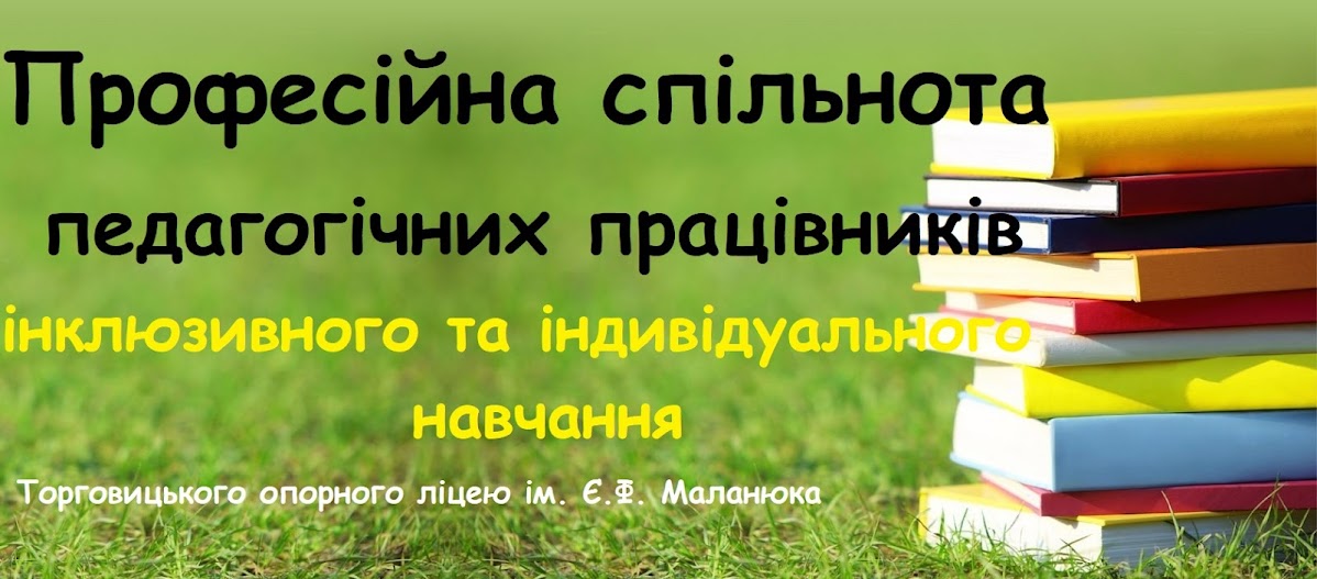 Проф. спільнота педагогічних працівників інклюзивного та індивідуального навчання