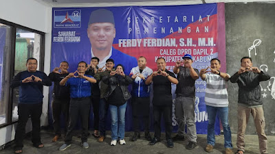 Targetkan Menang Pemilu 2024, DPC AMPD Yakin Ferdy Ferdian S.H., M.H. Menang