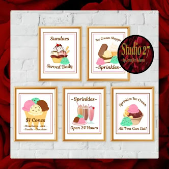 Ice Cream Printables