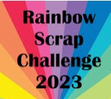 rainbow scrap challenge