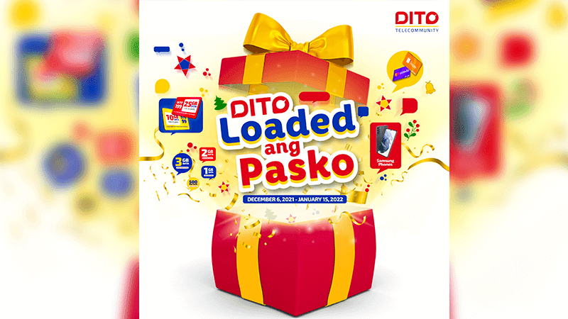 DITO Loaded ang Pasko promo underway