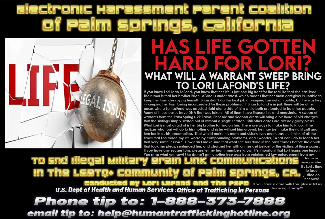 Electronic Harassment Parent Coalition of Palm Springs, California