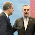 19 de abril de 2023 Leonel bromea al presentar al presidente Abinader en aniversario de El Caribe