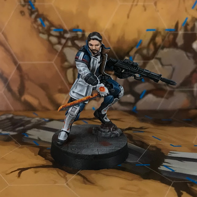 INFINITY DEFIANCE REVENANT: John Hawkwood, Mercenary Officer 1