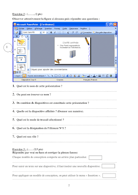 فرض  تأليفي 2 اعلامية سنة 8 الثلاثي االثاني مع الاصلاح pdf  , devoir de Synthèse 2 informatique 8ème année  avec correction pdf trimestre 2