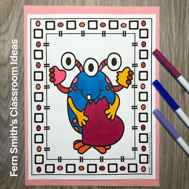 Click Here to Download This February Coloring Pages - A Four Pack Coloring Book Bundle For Your Class Today!