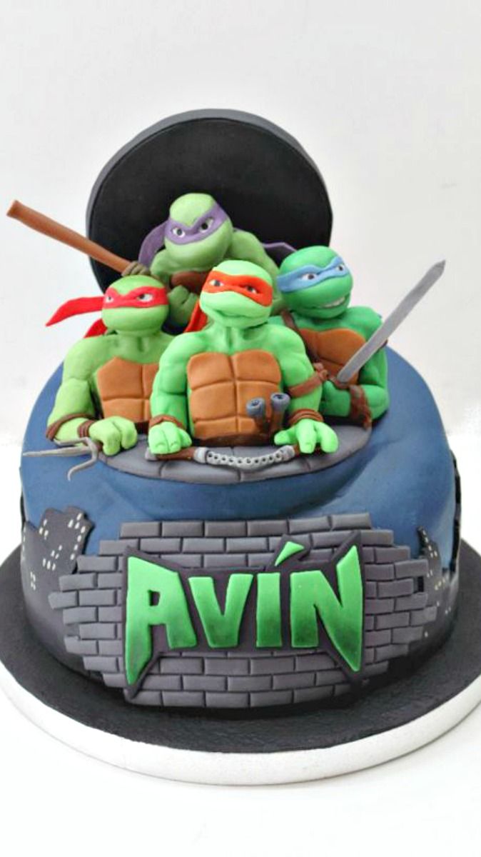 tmnt birthday cakes ideas