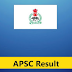 APSC CCE Result 2024 – Check CCE 2022 Final Result