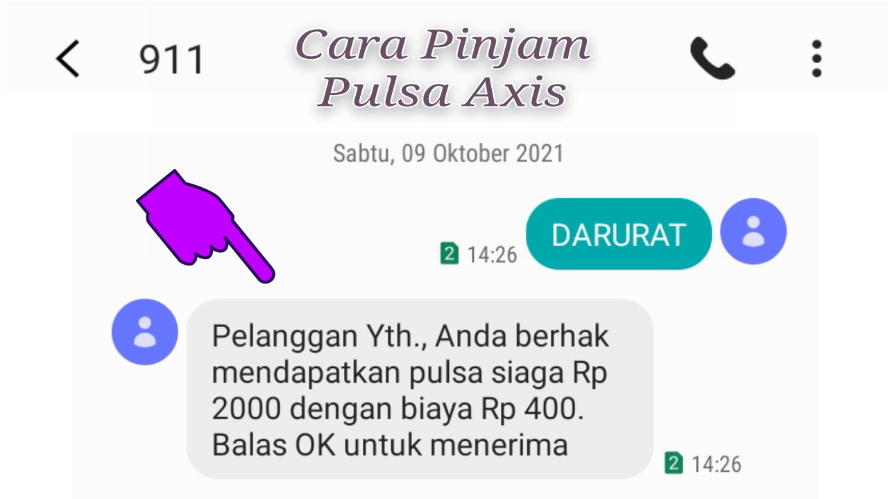 Cara Pinjam Pulsa di Axis, Cara ngutang Pulsa di Axis