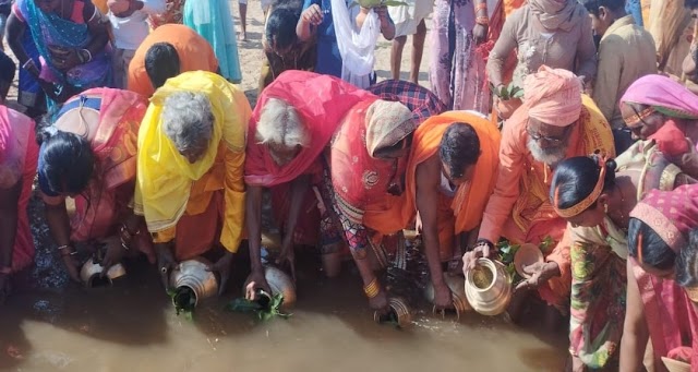 सतबहिनी झरना तीर्थ में 24वें मानस महायज्ञ की विराट कलश यात्रा Kandi 