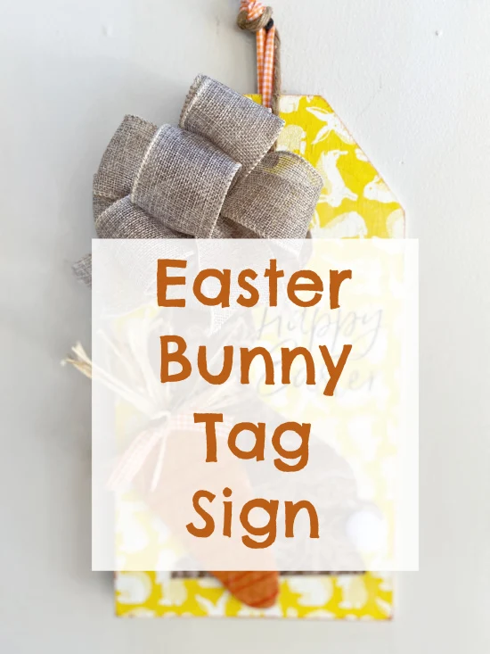 bunny tag pin