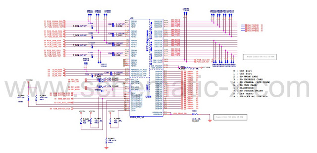 IBM ThinkPad X300 Motherboard Schematic Circuit Diagram