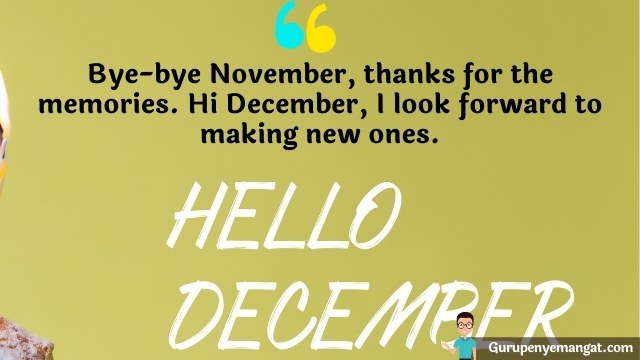 Kata-kata Ucapan Selamat Datang Bulan Desember Bahasa Inggris