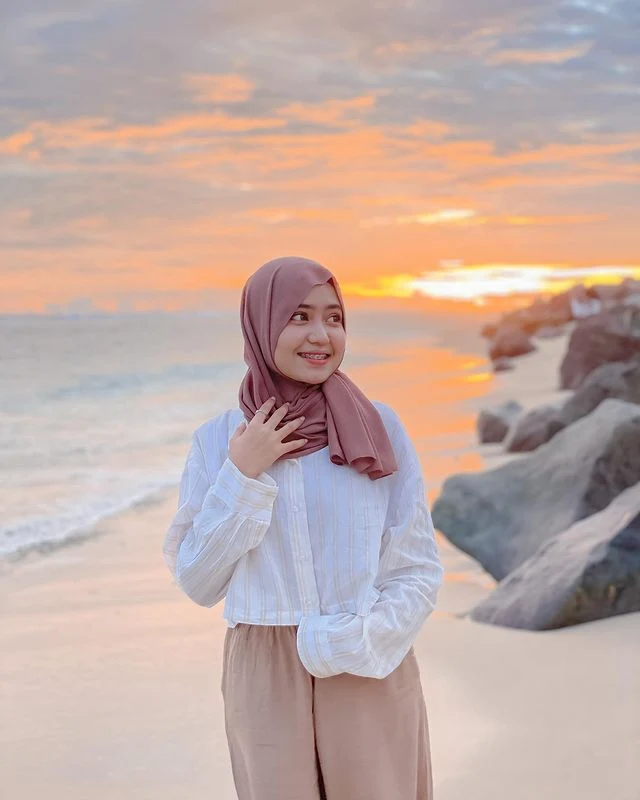 wallpaper foto HD syifa viranda tiktok cewek cantik asal aceh yang viral di tiktok