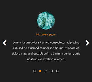 Testimonial Slider Using HTML,CSS and JavaScript on Codepen