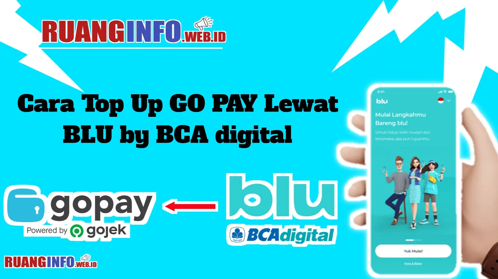 Cara Top Up Gopay Lewat BLU BCA digital Terbaru 2021