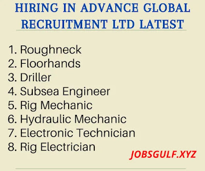 Hiring in Advance Global Recruitment Ltd Latest