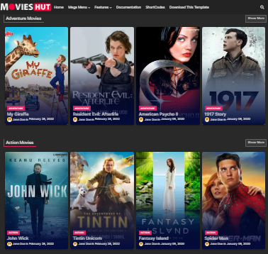 Best Movie Blogger Template Free Download