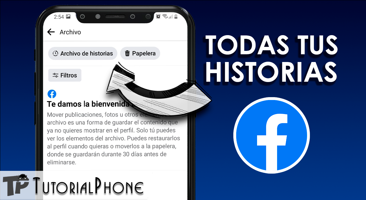 cómo encontrar todas las historias que he subido a Facebook