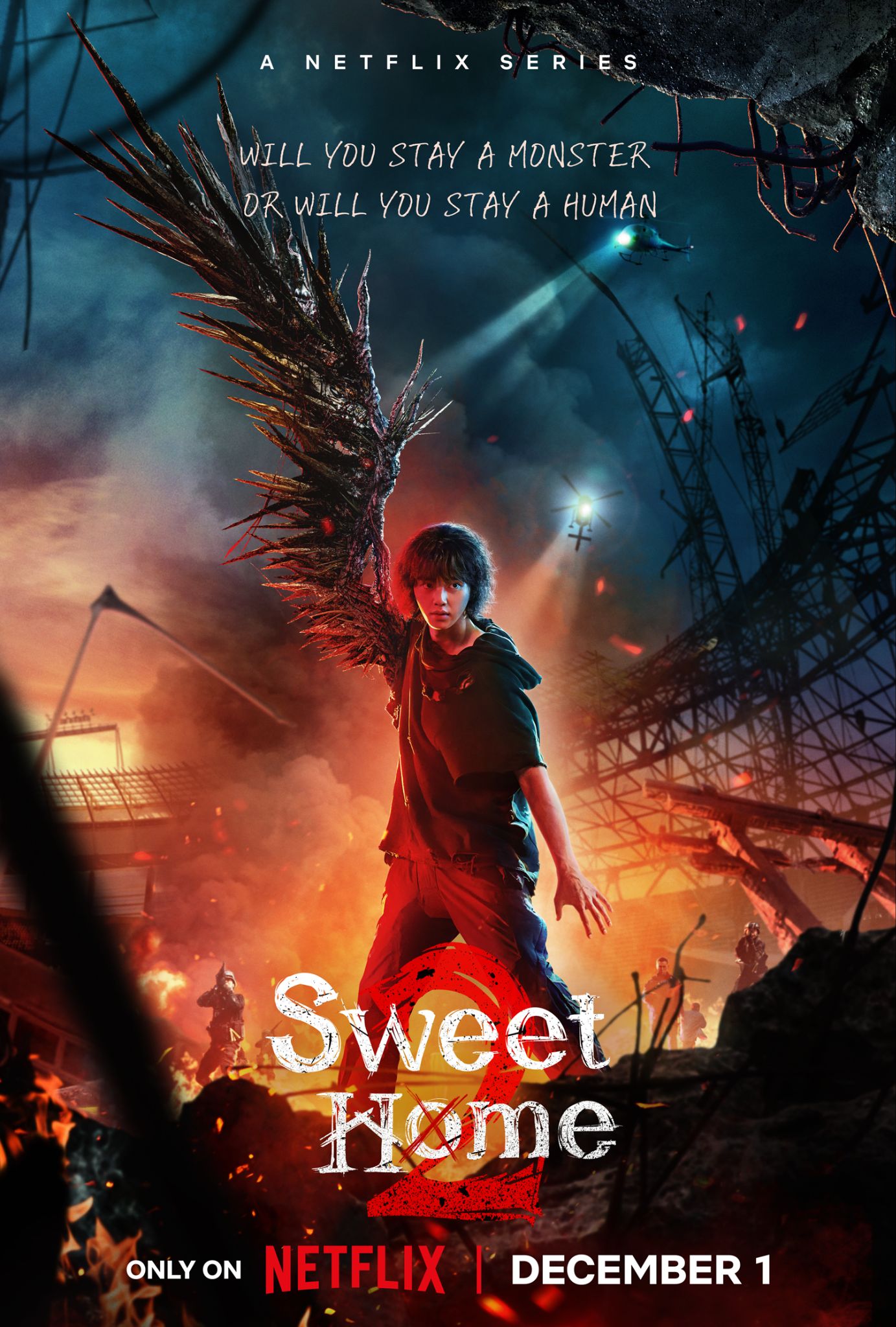 Netflix Unveils Teaser Poster for "SWEET HOME" Season 2