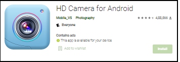 HD Camera And Photo Editor