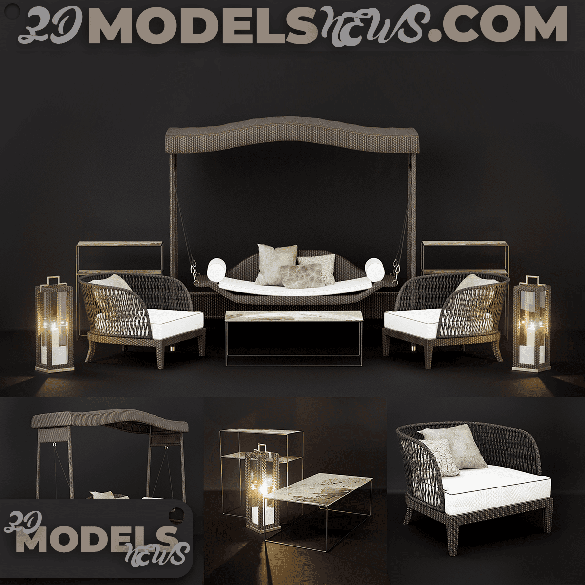 Atmosphera model outdoor furniture set 1