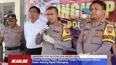 Sempat Kelabui Polisi, Akhirnya Pelaku Pembunuhan Mayat Dalam Karung Dapat Ditangkap..