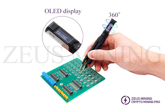 DT71 mini digital smart tweezer LCR bridge tester