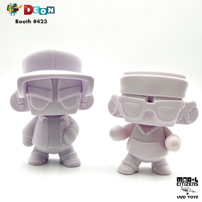 Designer Con 2021 Exclusive Blank MAD*L Citizens Vinyl Figures by MAD x UVD Toys