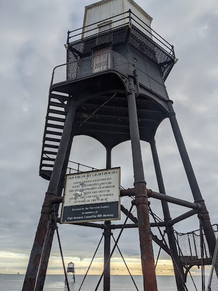 The Low Lighthouses adjacent to the promenade