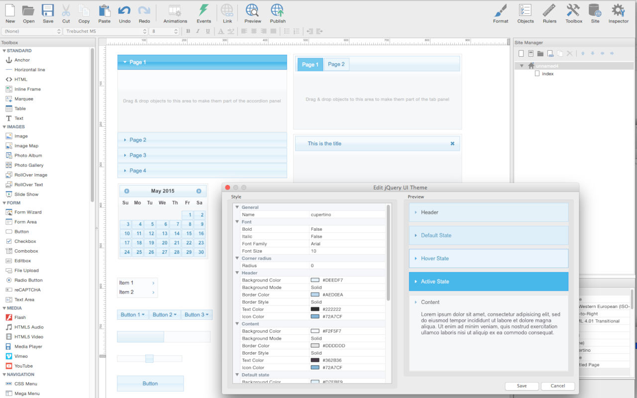 Quick 'n Easy Web Builder 9.3.0 screenshot 3