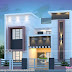 4 bedrooms 1755 sq. ft. Duplex modern home design