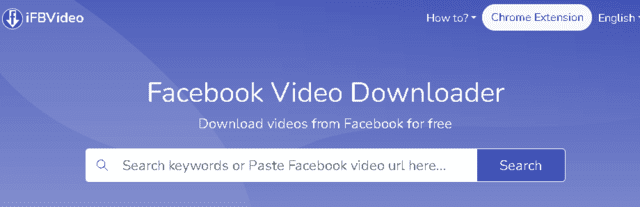 تنزيل فيديو فيسبوك وتحويله الى صيغة MP3 عبر iFBvideo